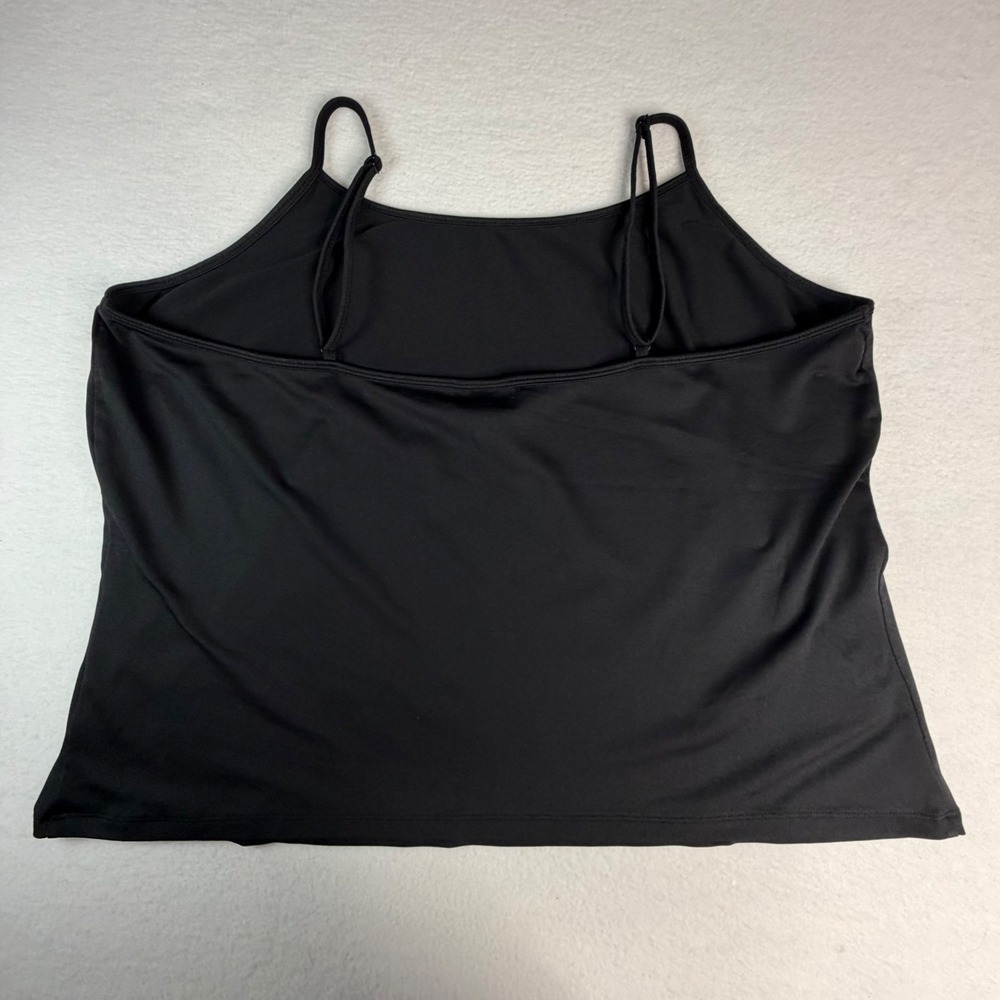 Lane Bryant Black Camisole Top Plus Size 22/24 Adjustable Strap Scoop Neck - Picture 6 of 6